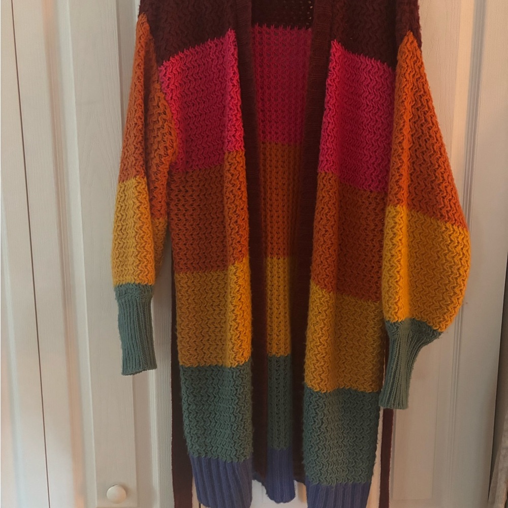 FARM Rio colorful Striped Women's Sweater